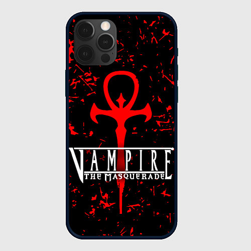 Чехол iPhone 12 Pro Vampire The Masquerade Bloodlines / 3D-Черный – фото 1