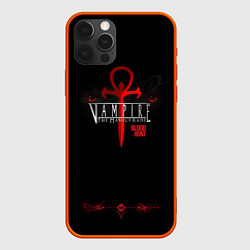 Чехол для iPhone 12 Pro BloodHunt, цвет: 3D-красный