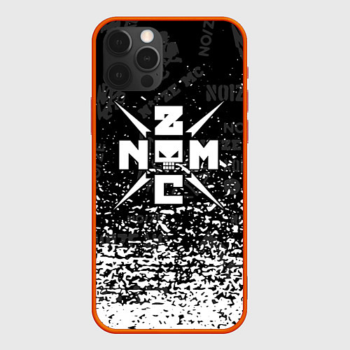 Чехол iPhone 12 Pro Noize mc брызги / 3D-Красный – фото 1