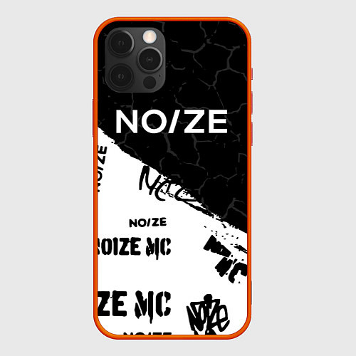 Чехол iPhone 12 Pro Noize mc Паттерн / 3D-Красный – фото 1