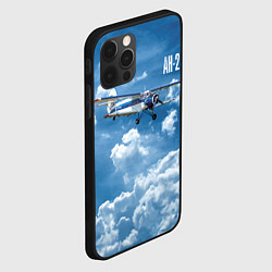 Чехол для iPhone 12 Pro Самолет Ан-2, цвет: 3D-черный — фото 2