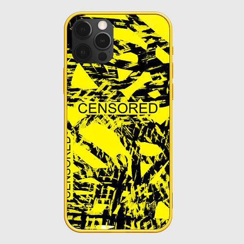 Чехол iPhone 12 Pro Censored Коллекция Get inspired! Fl-182-c-y / 3D-Желтый – фото 1