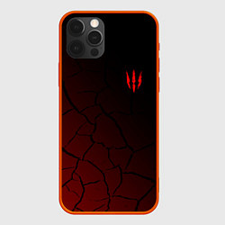 Чехол iPhone 12 Pro THE WITCHER КОГОТЬ ТРЕЩИНЫ