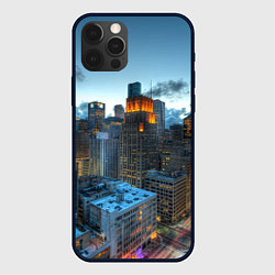 Чехол для iPhone 12 Pro Городские будни, цвет: 3D-черный