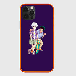 Чехол для iPhone 12 Pro Killua Zoldyck, цвет: 3D-красный