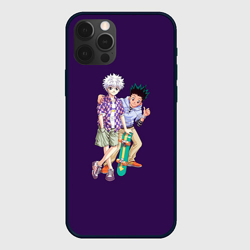 Чехол iPhone 12 Pro Killua Zoldyck / 3D-Черный – фото 1