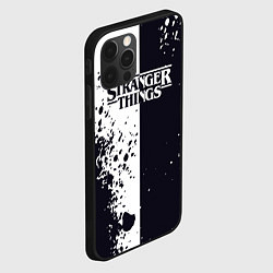 Чехол для iPhone 12 Pro STRANGER THINGS ОЧЕНЬ СТРАННЫЕ ДЕЛА ДВА ЦВЕТА, цвет: 3D-черный — фото 2