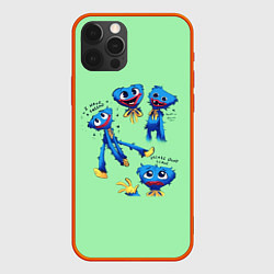 Чехол для iPhone 12 Pro POPPY PLAYTIME HAGGY WAGGY - ПОППИ ПЛЕЙТАЙМ ХАГГИ, цвет: 3D-красный