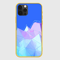 Чехол iPhone 12 Pro Pink ice Abstractiom Geometry