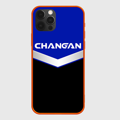 Чехол iPhone 12 Pro ЧАНГАН - CHANGAN - ФОРМА / 3D-Красный – фото 1