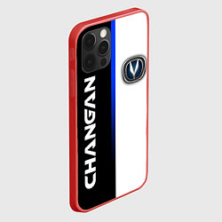 Чехол для iPhone 12 Pro ЧАНГАН CHANGAN СИНЯЯ ЛИНИЯ, цвет: 3D-красный — фото 2