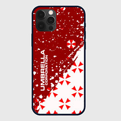 Чехол iPhone 12 Pro Resident Evil Umbrella Corporation паттерн