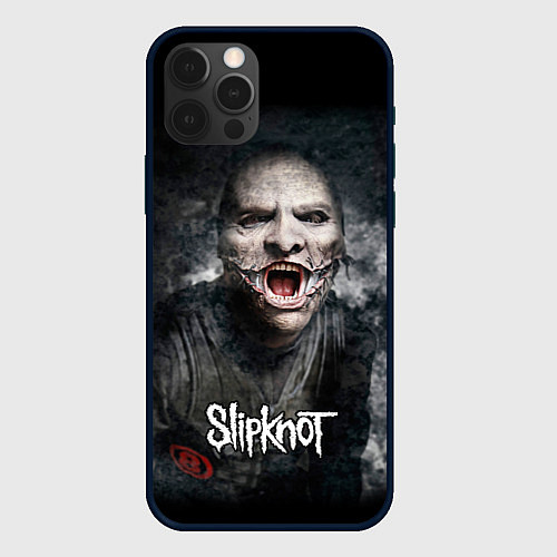 Чехол iPhone 12 Pro Slipknot - The Gray Chapter - Corey Taylor / 3D-Черный – фото 1