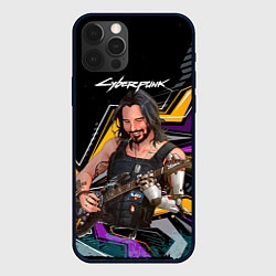 Чехол iPhone 12 Pro Johnny гитарист cyberpunk2077