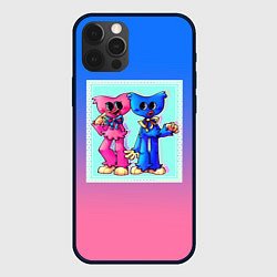 Чехол для iPhone 12 Pro Хагги Вагги и Кисси Мисси, цвет: 3D-черный
