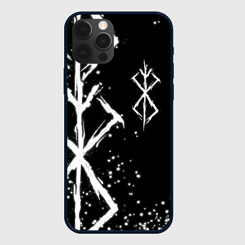 Чехол iPhone 12 Pro КЛЕЙМО ЖЕРТВЫ - БЕРСЕРК / 3D-Черный – фото 1