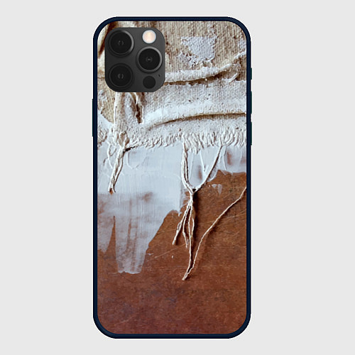 Чехол iPhone 12 Pro Рванина Авангард Rags Vanguard / 3D-Черный – фото 1