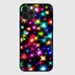 Чехол iPhone 12 Pro ЦВЕТНЫЕ ЗВЕЗДЫ COLORED STARS