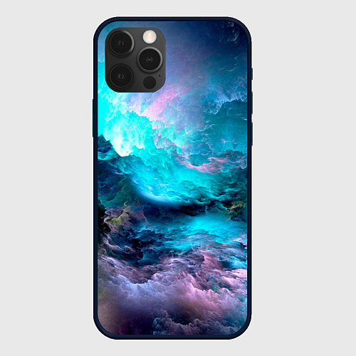 Чехол iPhone 12 Pro МОРСКОЙ ШТОРМ / 3D-Черный – фото 1