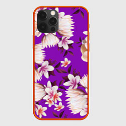 Чехол iPhone 12 Pro Цветы Фиолетовый Цветок