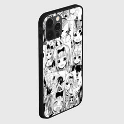 Чехол для iPhone 12 Pro Госпожа Кагуя паттерн, цвет: 3D-черный — фото 2