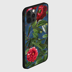 Чехол для iPhone 12 Pro Цветы Розы В Саду, цвет: 3D-черный — фото 2