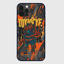 Чехол для iPhone 12 Pro Токсичная крейзи лягушка, цвет: 3D-черный