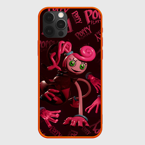 Чехол iPhone 12 Pro Mommy Long Legs PP / 3D-Красный – фото 1