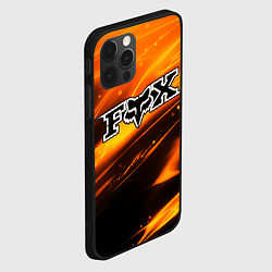 Чехол для iPhone 12 Pro FOX RACING - ФОКС СИЯНИЕ, цвет: 3D-черный — фото 2