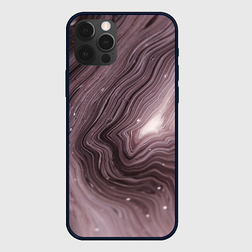 Чехол iPhone 12 Pro Не перемешанные краски abstraction / 3D-Черный – фото 1