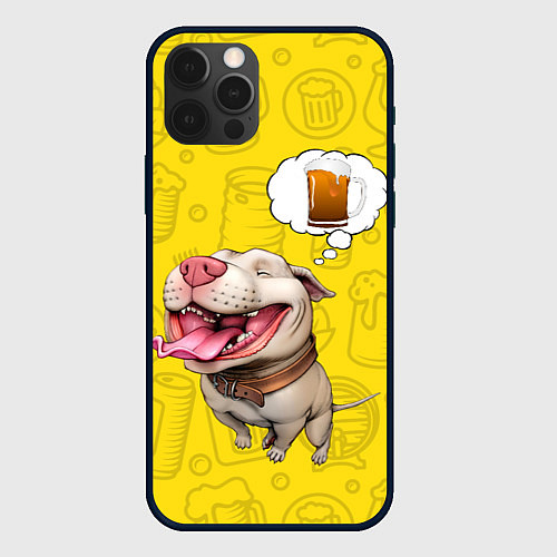 Чехол iPhone 12 Pro BeerBull / 3D-Черный – фото 1