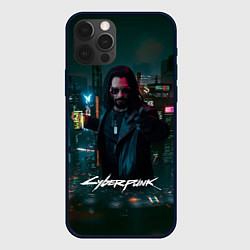 Чехол для iPhone 12 Pro Johnny Cyberpunk2077, цвет: 3D-черный