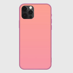 Чехол для iPhone 12 Pro Gradient Roseanna Orange to pink, цвет: 3D-малиновый