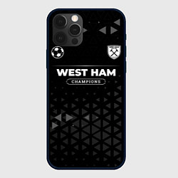 Чехол iPhone 12 Pro West Ham Champions Uniform