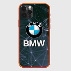 Чехол для iPhone 12 Pro БМВ - BMW Абстракция, цвет: 3D-красный