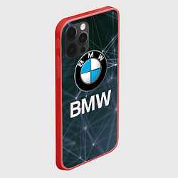 Чехол для iPhone 12 Pro БМВ - BMW Абстракция, цвет: 3D-красный — фото 2