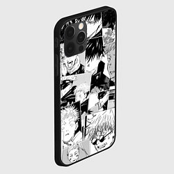 Чехол для iPhone 12 Pro Магическая битва паттерн, цвет: 3D-черный — фото 2