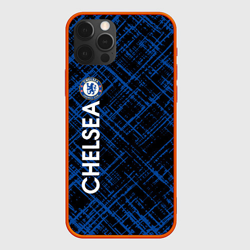 Чехол iPhone 12 Pro Челси footbal club / 3D-Красный – фото 1