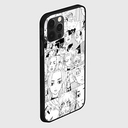 Чехол для iPhone 12 Pro Токийские мстители паттерн, цвет: 3D-черный — фото 2