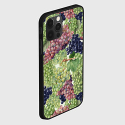 Чехол для iPhone 12 Pro Кисти Винограда, цвет: 3D-черный — фото 2