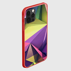 Чехол для iPhone 12 Pro Geometric 3 D abstraction Геометрическая трехмерна, цвет: 3D-красный — фото 2