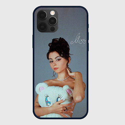 Чехол iPhone 12 Pro ДОРА - MISS / 3D-Черный – фото 1