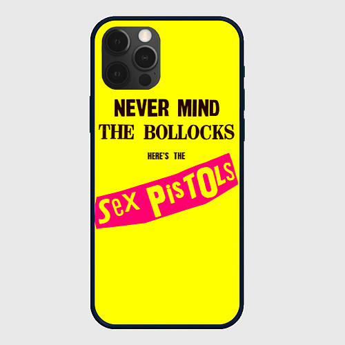 Чехол iPhone 12 Pro Never Mind the Bollocks, Heres the Sex Pistols / 3D-Черный – фото 1