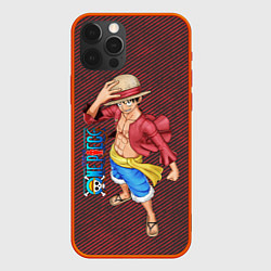 Чехол iPhone 12 Pro Луффи- One Piece или Большой куш