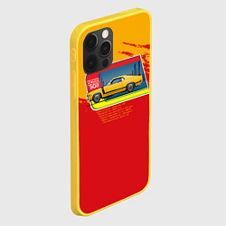 Чехол для iPhone 12 Pro Super Muscle Car, цвет: 3D-желтый — фото 2