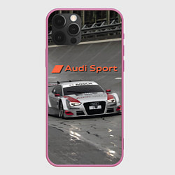 Чехол iPhone 12 Pro Audi Sport Racing Team Short Track Car Racing Авто