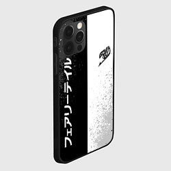 Чехол для iPhone 12 Pro FAIRY TAIL BLACK AND WHITE LOGO, цвет: 3D-черный — фото 2