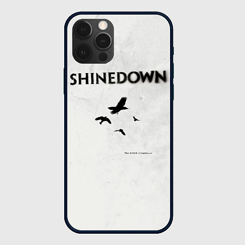 Чехол iPhone 12 Pro The Sound of Madness - Shinedown / 3D-Черный – фото 1