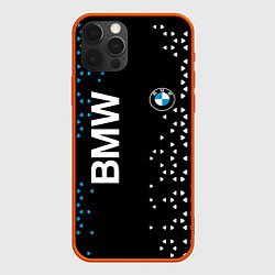 Чехол для iPhone 12 Pro BMW Абстракция, цвет: 3D-красный