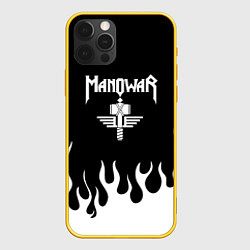 Чехол iPhone 12 Pro MANOWAR арт огонь